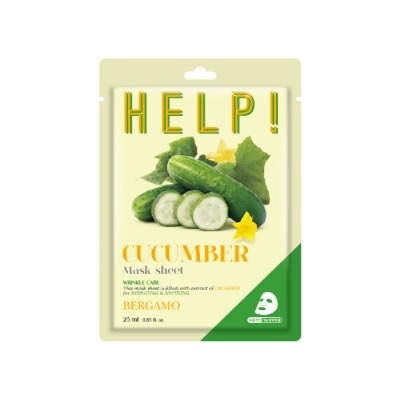 Bergamo Help! Cucumber Mask Pack (10ea)